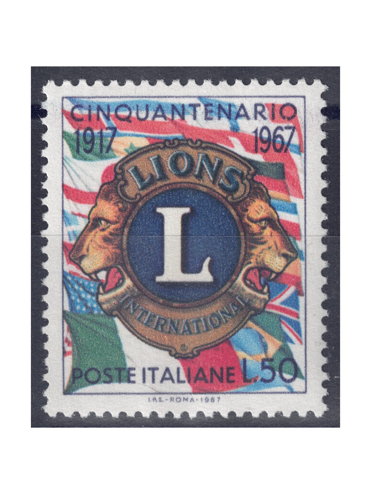 ITALY 1967 Lions Club MNH**