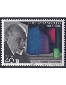 ITALIA 1967 Luigi Pirandello MNH**