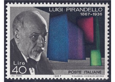 ITALIA 1967 Luigi Pirandello MNH**