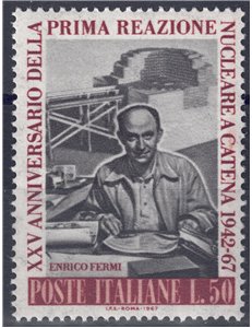 ITALIA 1967 Reazione nucleare a catena MNH**