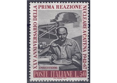 ITALY 1967 Nuclear Chain Reaction MNH**