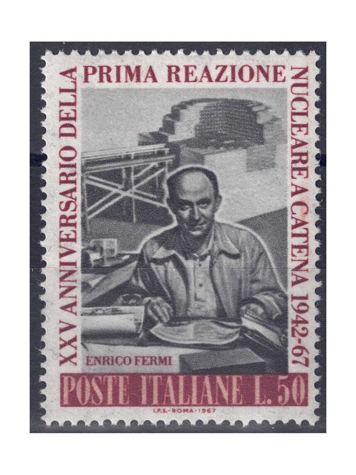 ITALY 1967 Nuclear Chain Reaction MNH**