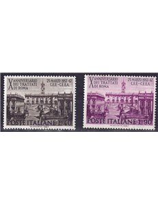 ITALIA 1967 Trattati di Roma 2v MNH**