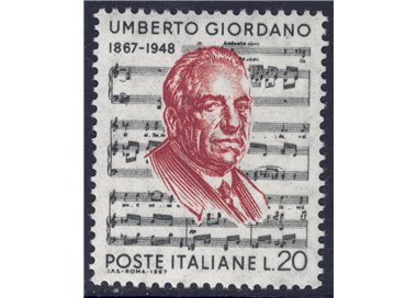 ITALIA 1967 Umberto Giordano MNH**