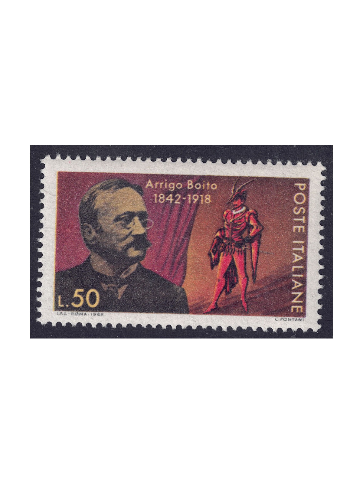 ITALY 1968 Arrigo Boito MNH**