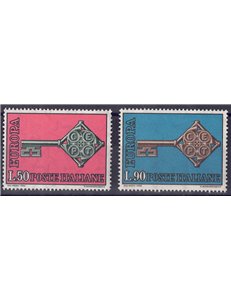 ITALIA 1968 Europa 2v MNH**