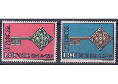 ITALIA 1968 Europa 2v MNH**
