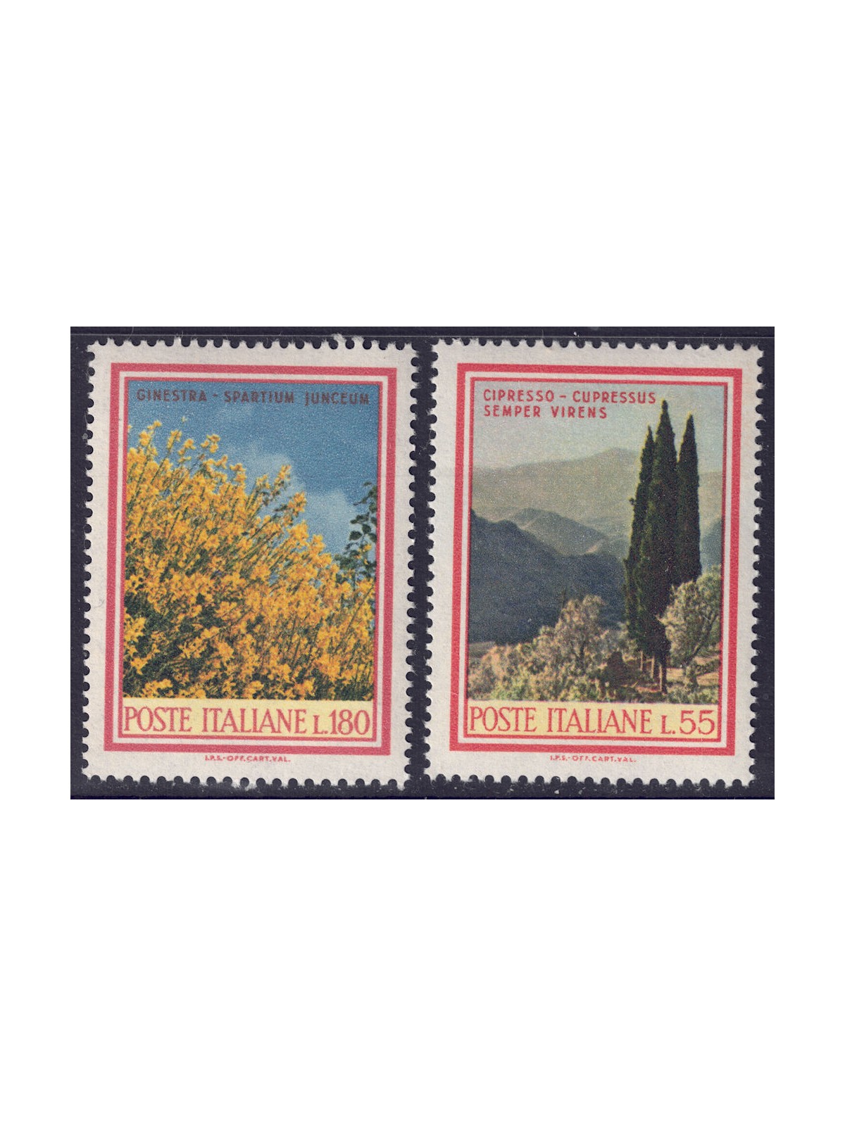 ITALIA 1968 Flora 2v MNH**