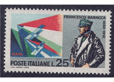 ITALIA 1968 Francesco Baracca MNH**