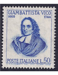 ITALIA 1968 Giambattista Vico MNH**