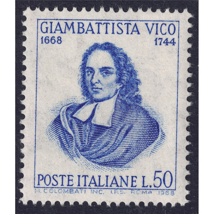 ITALY 1968 Giambattista Vico MNH**