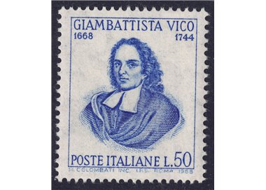ITALY 1968 Giambattista Vico MNH**