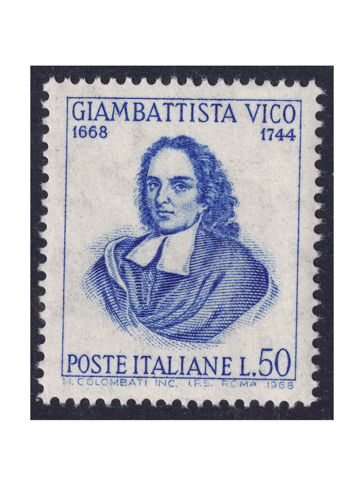 ITALIA 1968 Giambattista Vico MNH**