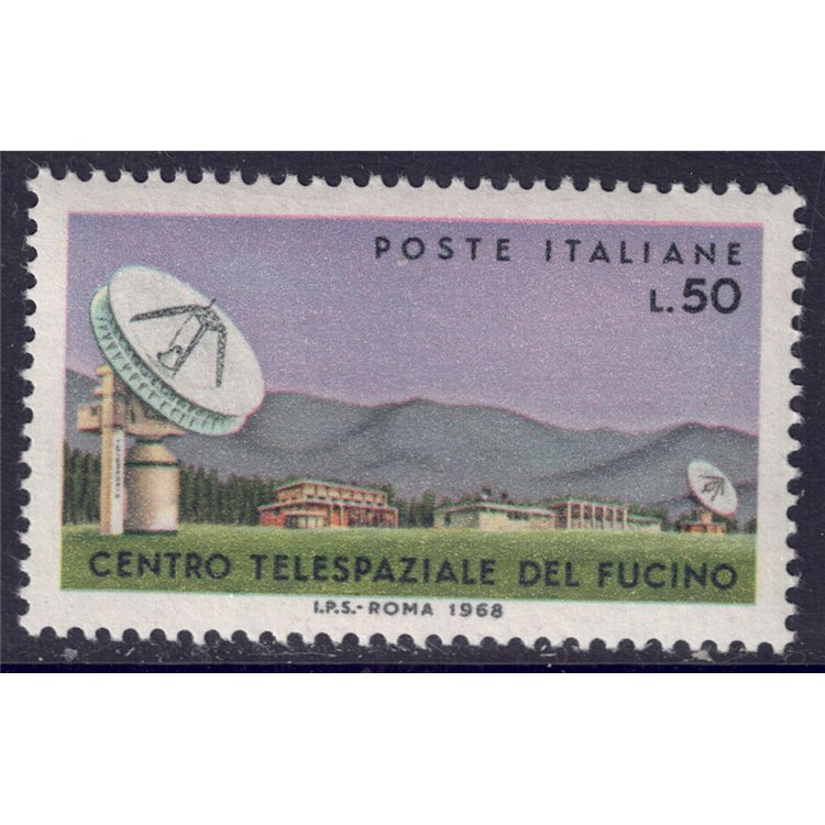 ITALY 1968 Space Telecommunications MNH**