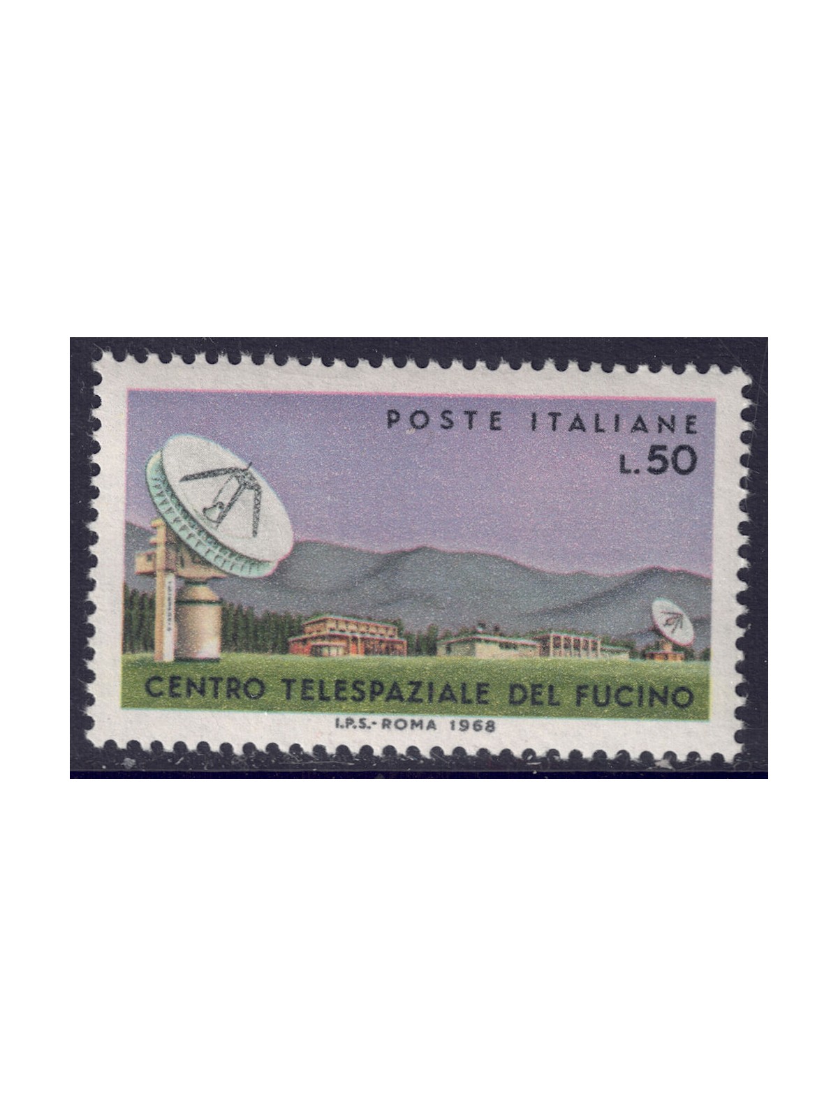 ITALIA 1968 Telecomunicazioni spaziali MNH**