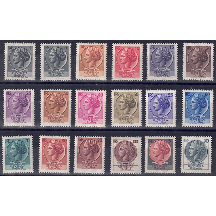 ITALIA 1968-69 Siracusana 18v MNH**