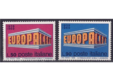 ITALY 1969 Europe 2v MNH**