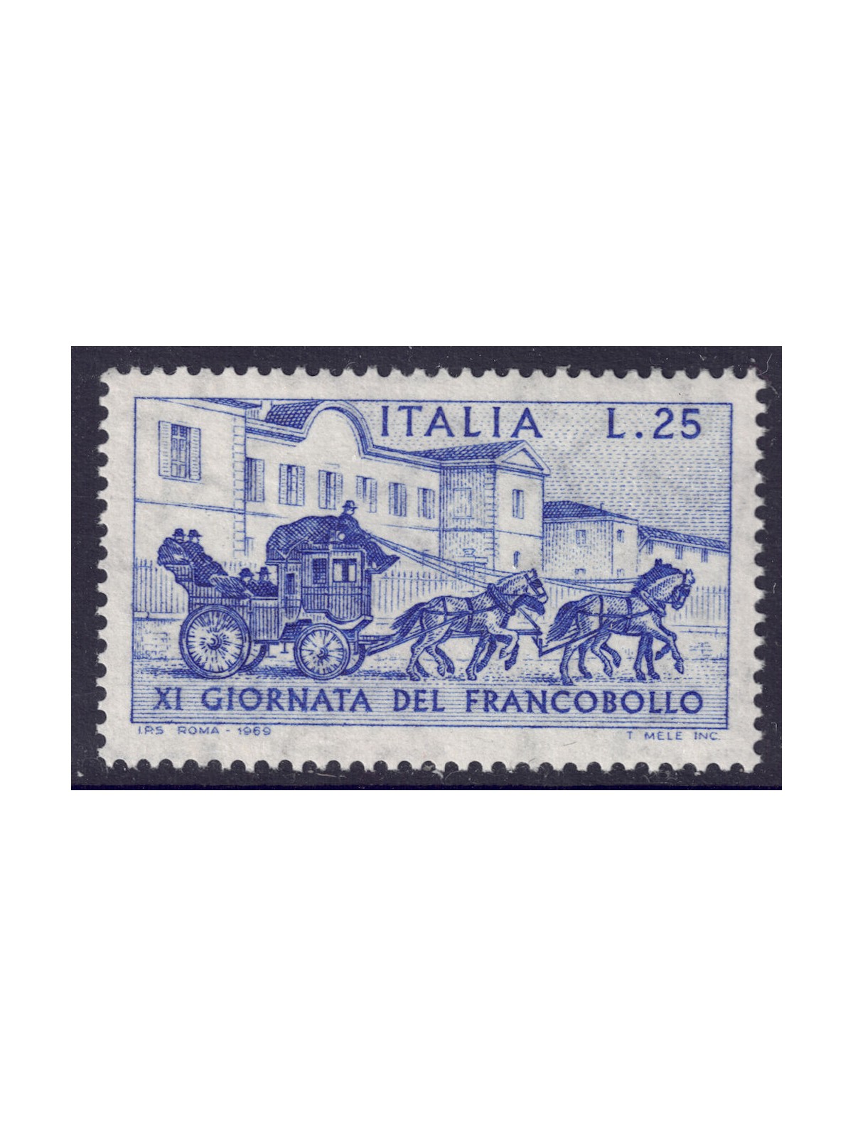 ITALY 1969 Stamp Day MNH**