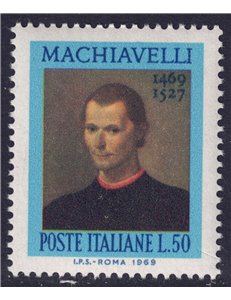 ITALY 1969 Niccolò Machiavelli MNH**