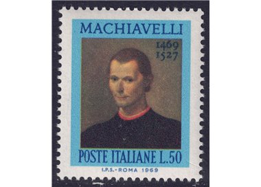 ITALIA 1969 Niccolò Machiavelli MNH**