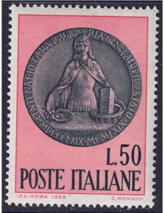 ITALY 1969 General Accounting Office of the State MNH**