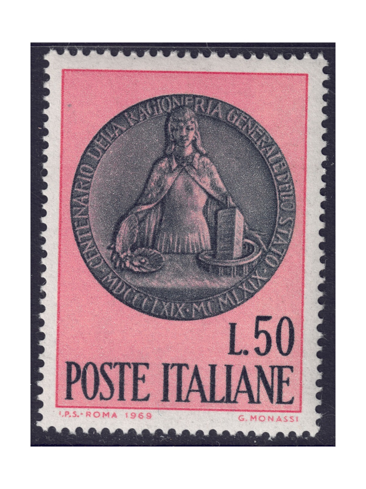 ITALY 1969 General Accounting Office of the State MNH**