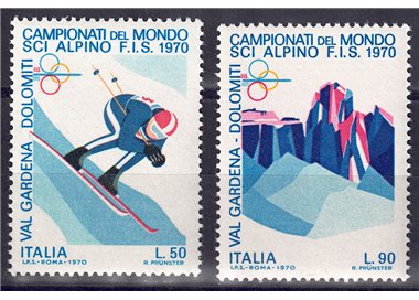 ITALY 1970 Alpine Ski World Championships 2v MNH**