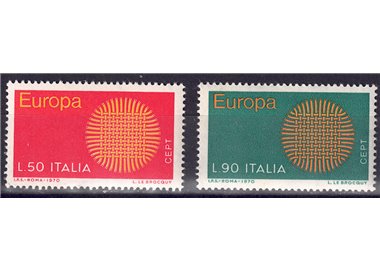 ITALIA 1970 Europa 2v MNH**