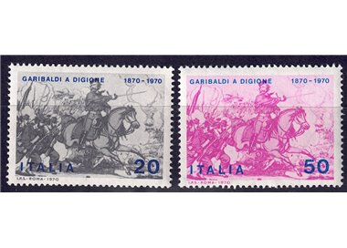 ITALY 1970 Franco-Prussian War, Garibaldi 2v MNH**