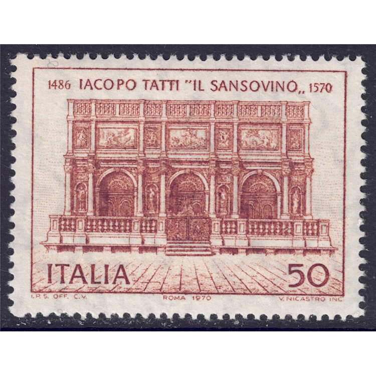 ITALIA 1970 Jacopo Tatti detto il Sansovino MNH**