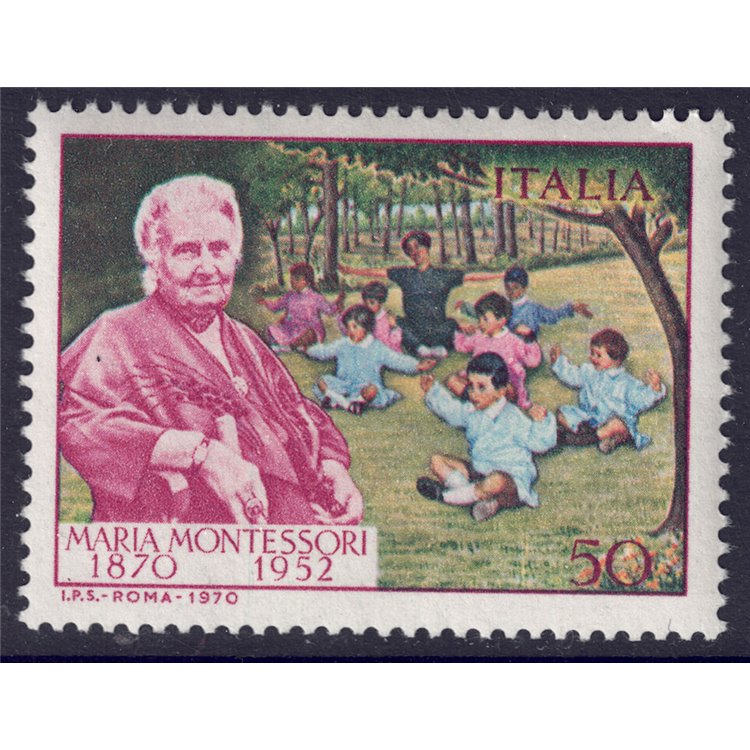 ITALY 1970 Maria Montessori MNH**