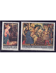 ITALY 1970 Christmas 2v MNH**