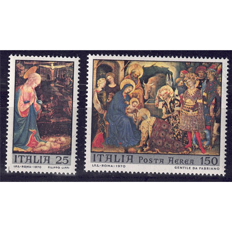 ITALIA 1970 Natale 2v MNH**