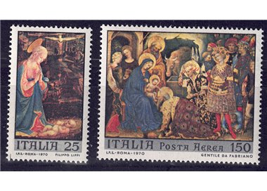 ITALIA 1970 Natale 2v MNH**