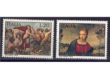 ITALIA 1970 Raffaello Sanzio 2v MNH**