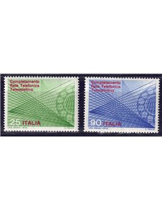 ITALIA 1970 Rete telefonica teleselettiva 2v MNH**
