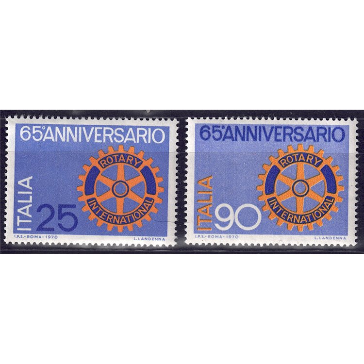 ITALIA 1970 Rotary Club 2v MNH**