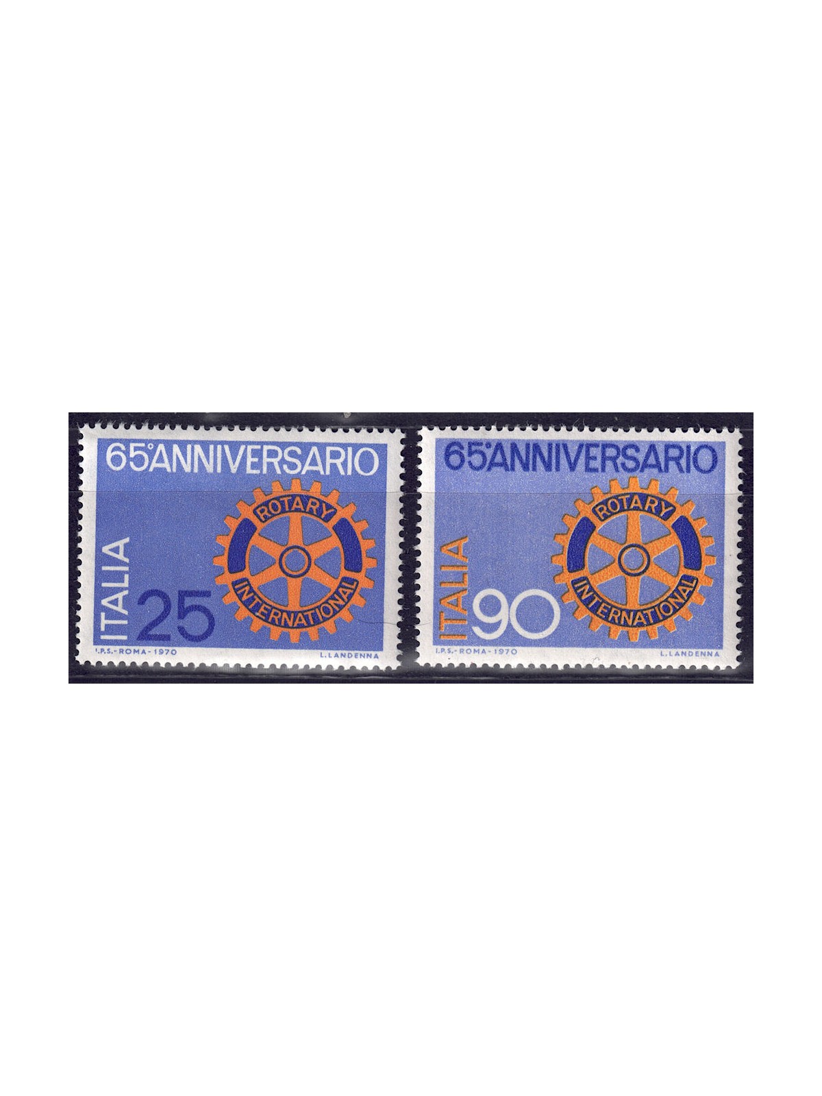 ITALY 1970 Rotary Club 2v MNH**