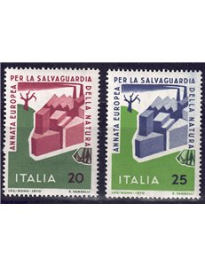 ITALY 1970 Nature Conservation 2v MNH**
