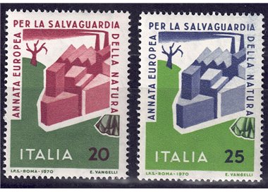 ITALY 1970 Nature Conservation 2v MNH**
