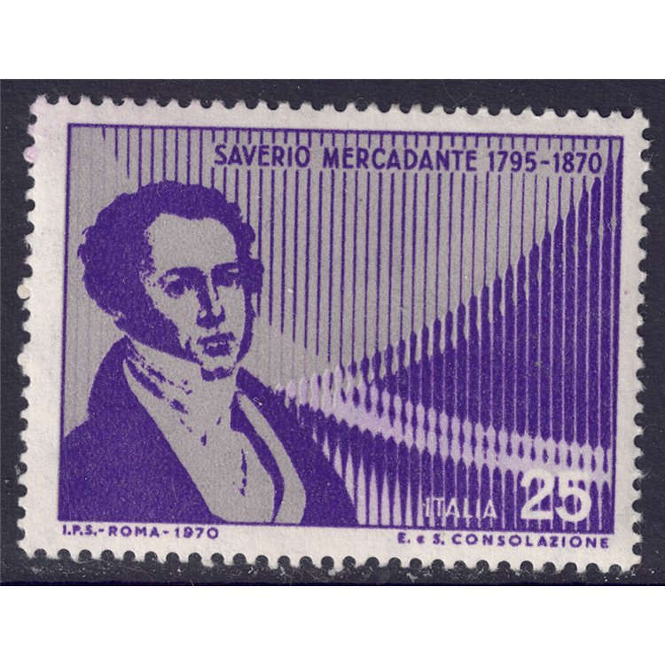 ITALY 1970 Saverio Mercadante MNH**