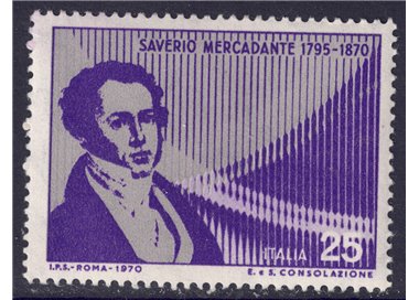 ITALY 1970 Saverio Mercadante MNH**