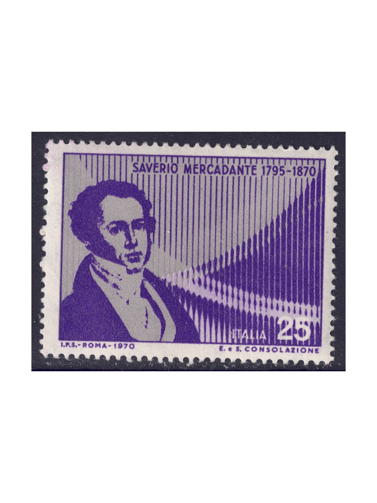 ITALY 1970 Saverio Mercadante MNH**