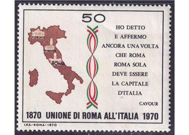ITALY 1970 Union of Rome with Italy MNH**