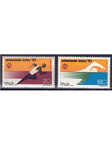 ITALIA 1970 Universiadi di Torino 2v MNH**