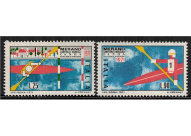 ITALIA 1971 Campionati mondiali di canoa 2v MNH**