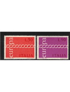 ITALY 1971 Europe 2v MNH**