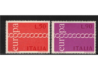 ITALY 1971 Europe 2v MNH**
