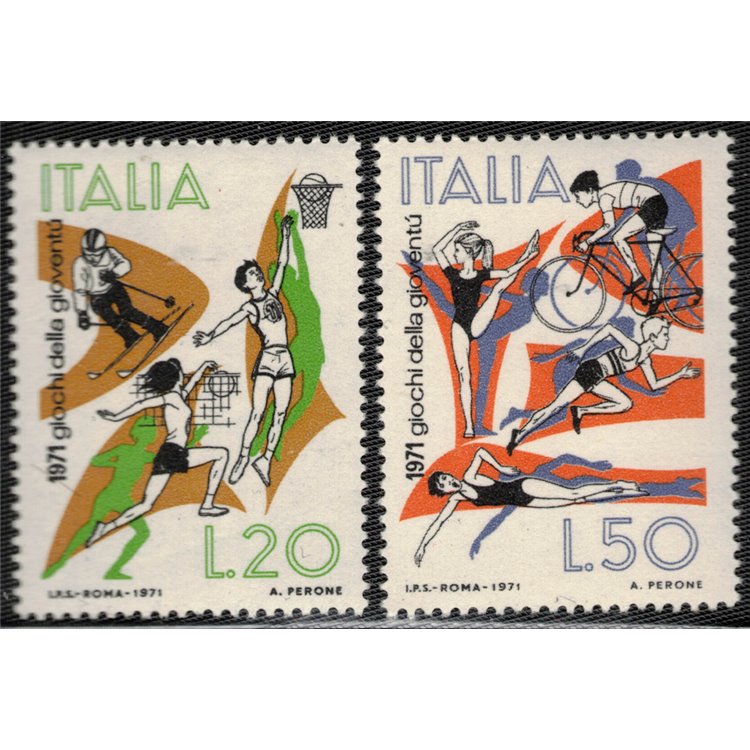 ITALY 1971 Youth Games 2v MNH**