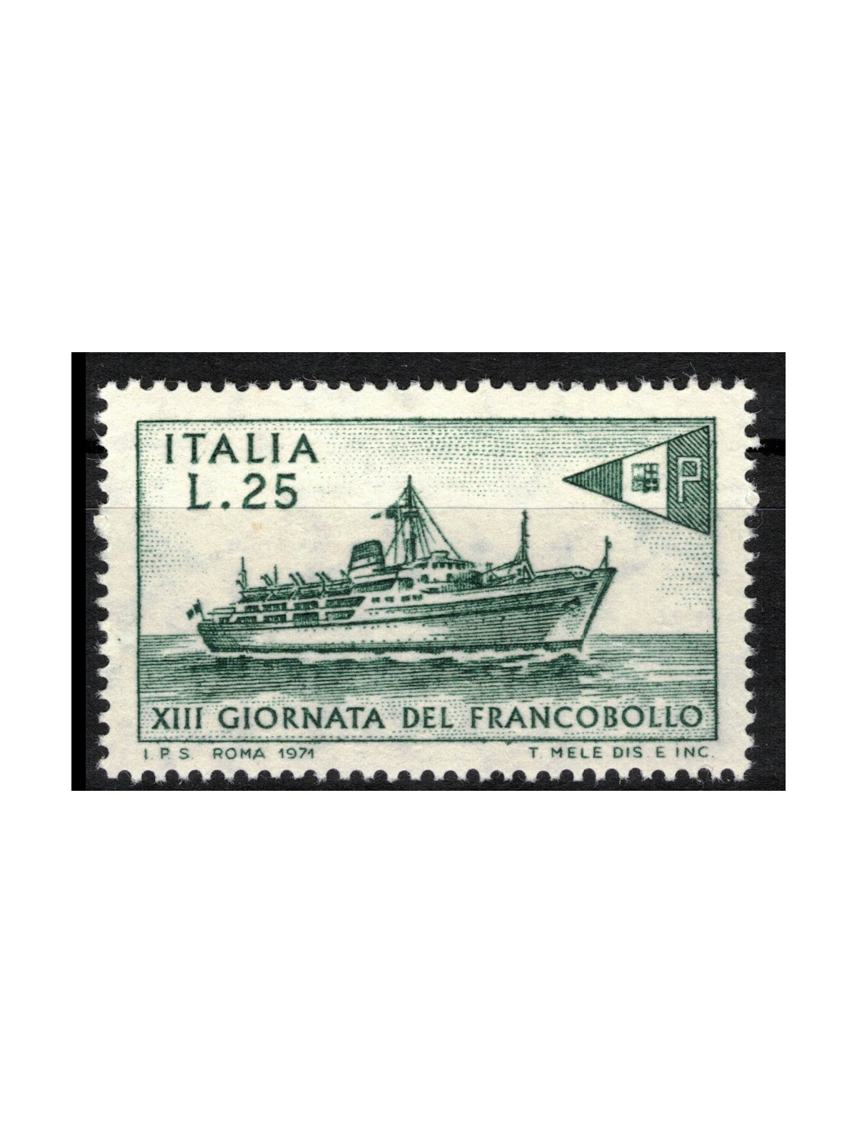 ITALY 1971 Stamp Day MNH**